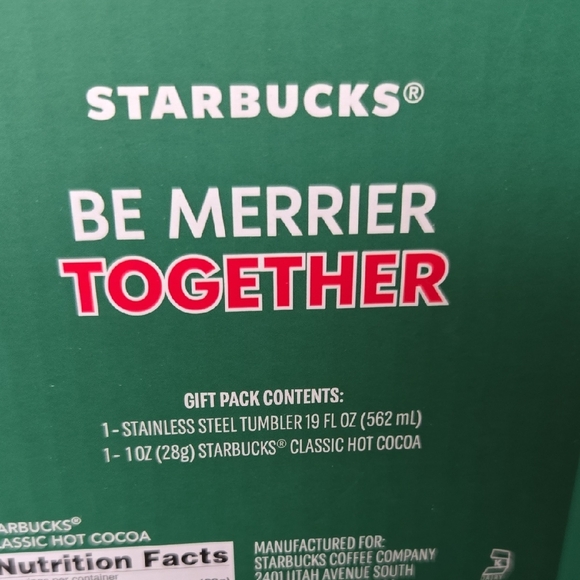 Starbucks Red Tumbler and Hot Cocoa Gift Set - Picture 2 of 11